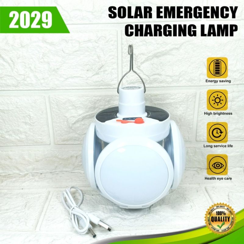 Lampu Solar Emergency LED Lipat Dragon 5 Sisi Gantung Rechargeable Charging Lamp SL-2029