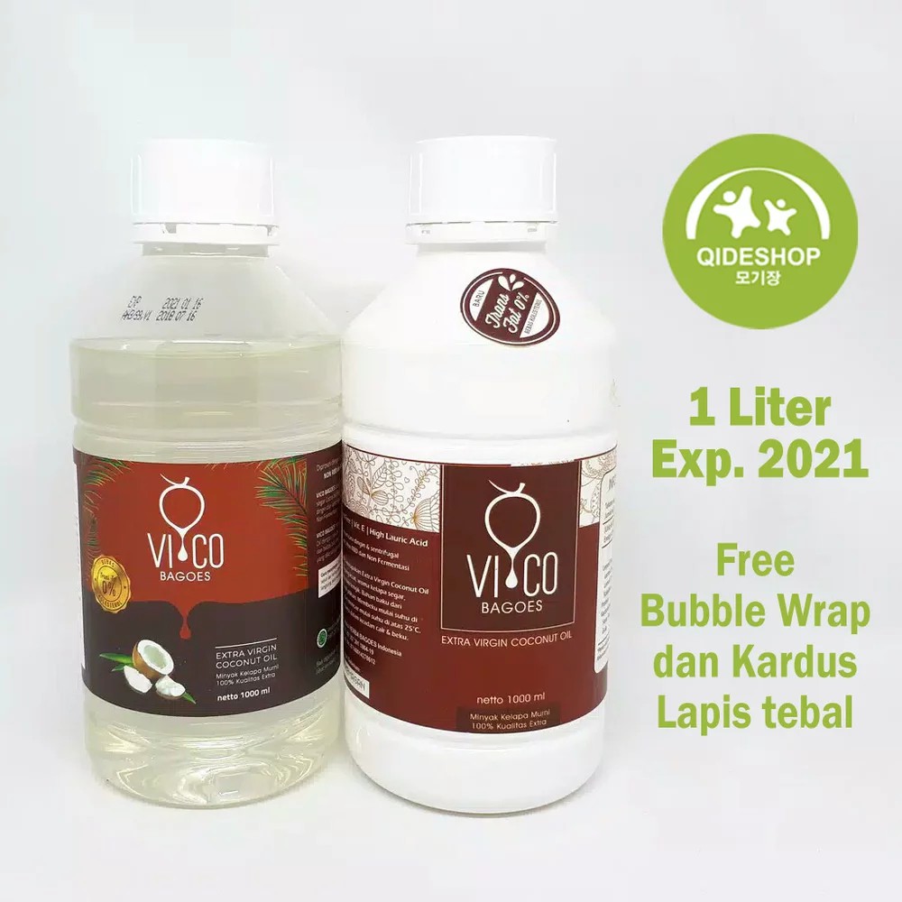 

*Original Produk* Vico Bagoes VCO Virgin Coconut Oil Minyak Kelapa 1 Liter BK