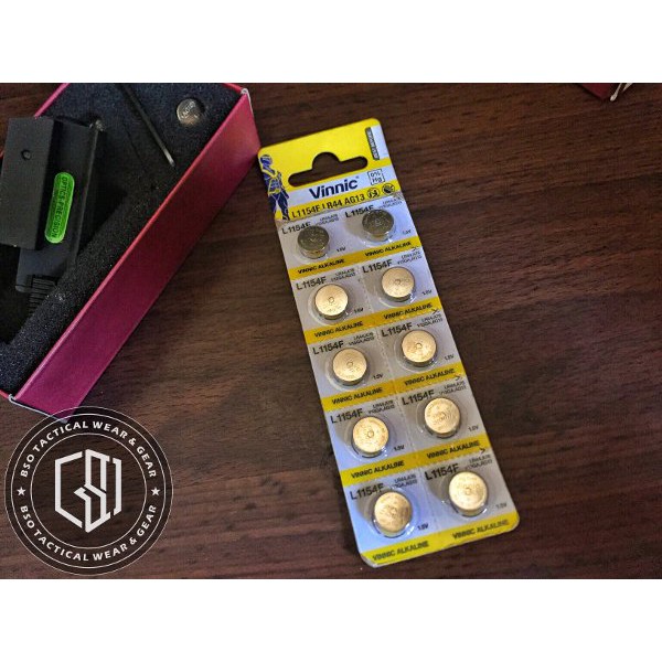 Jual EKSKLUSIF! Baterai Battery Vinnic Alkaline Batteries L1154F LR44
