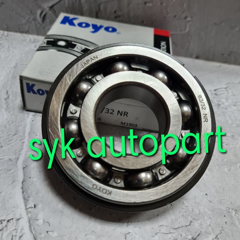 Bearing 63/32 NR KOYO BEARING MAIN SHAFT DIHATSU FEROSA