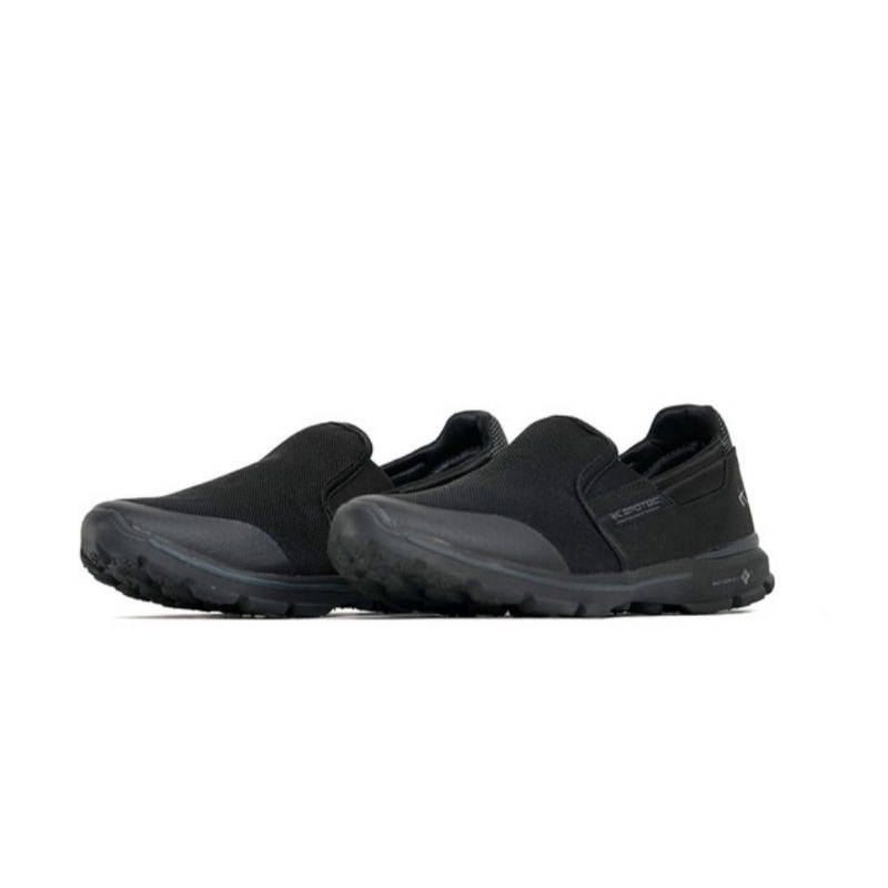 Sepatu Casual Slip On Spotec Havana Hitam Hitam