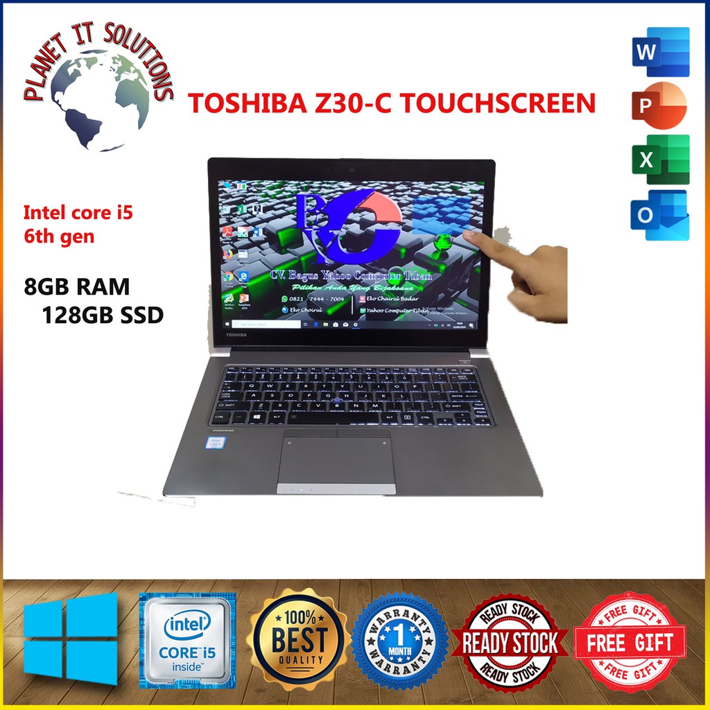 LAPTOP TOSHIBA  Z30-C TOUCHSCREEN i5/i7 GEN 6  ULTRA SLIM SECOND BUILT UP