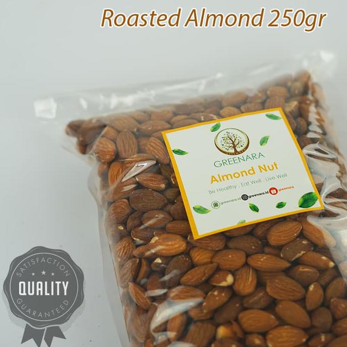 

Roasted Almond Whole 250Gr Kacang Almond Panggang 250Gr Mentarieka_Shop