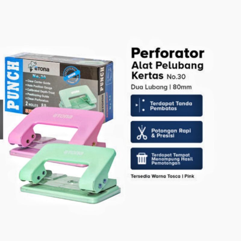 

PUNCH/ PERFORATOR/ PELUBANG KERTAS MERK ETONA