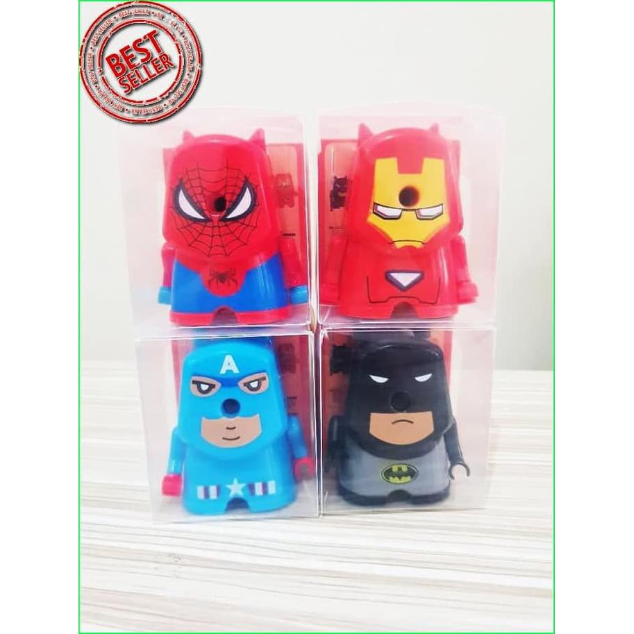 

DISKON serutan rautan pencil karakter gambar ANIMASI superhero Limited DR164