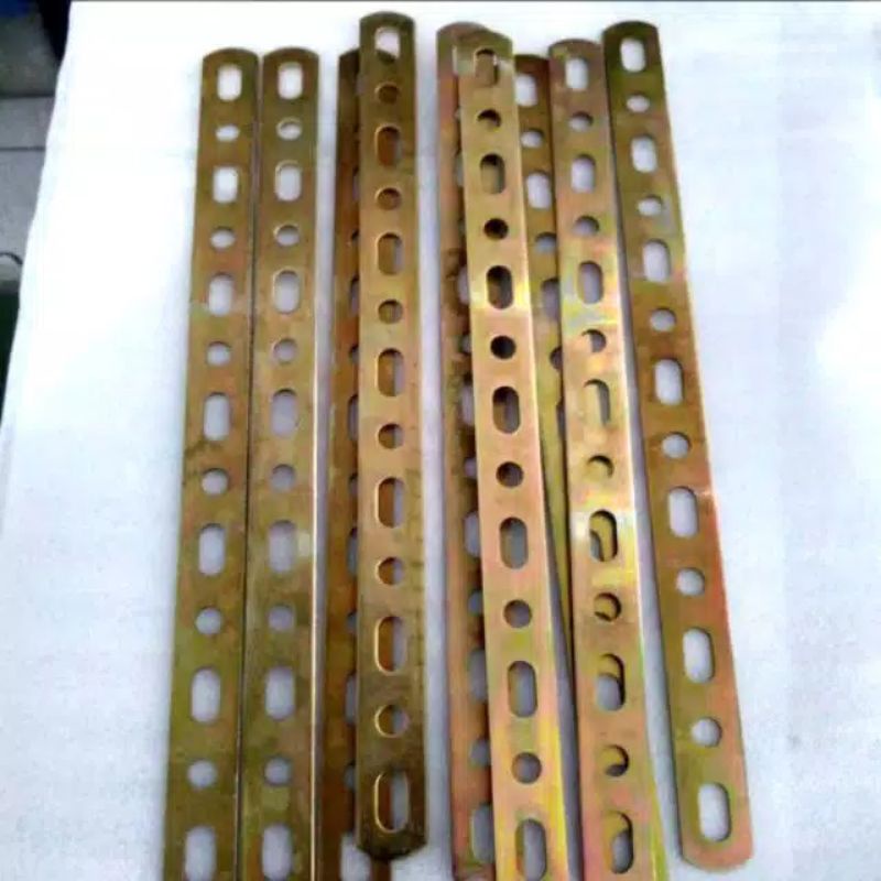 Jual Plat Besi Bolong Breket Strip Bolong Besi Serba Guna Shopee