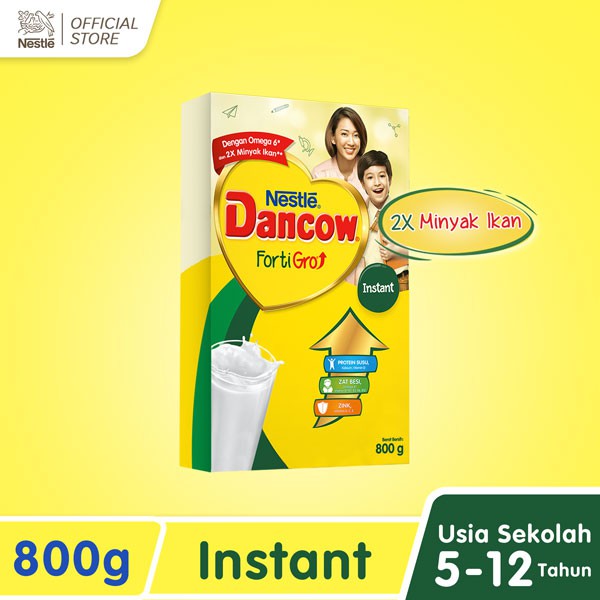 

NESTLE Dancow Fortigro Susu Bubuk Instan Usia Sekolah Box 800 g