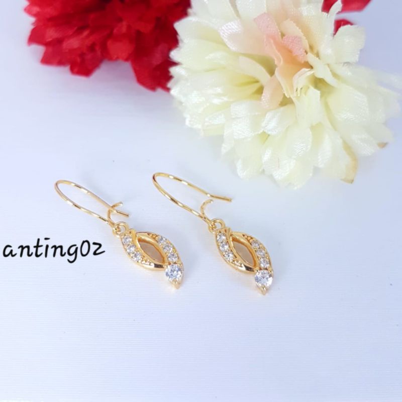 Anting titanium import kode 09,awet,tahan lama