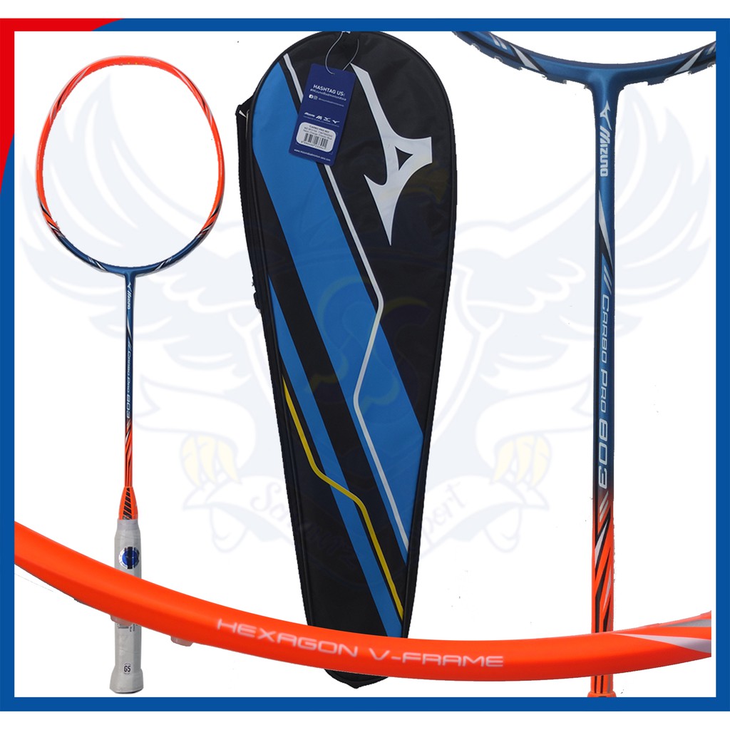 RAKET BADMINTON MIZUNO CARBO PRO 803 ORI