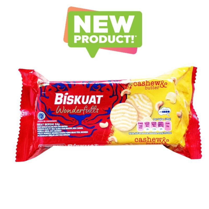 Biskuat Wonderfulls Cashew & Butter 84gr