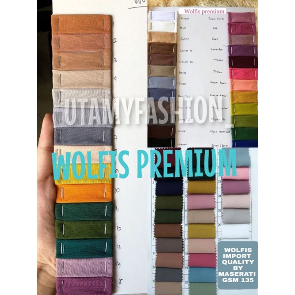 Kain Wolfis premium Ori / wolpeach / wolpis