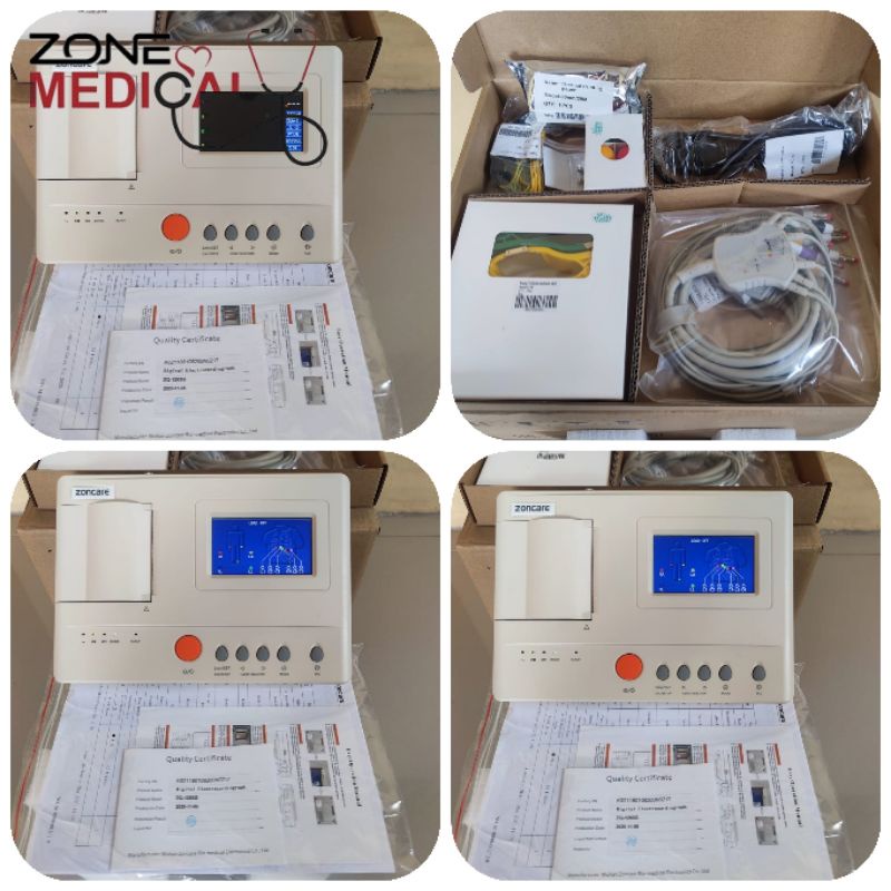 ECG 3 Channel Zonecare / EKG 3 CHANNEL / ZONCARE ZQ 1203 G