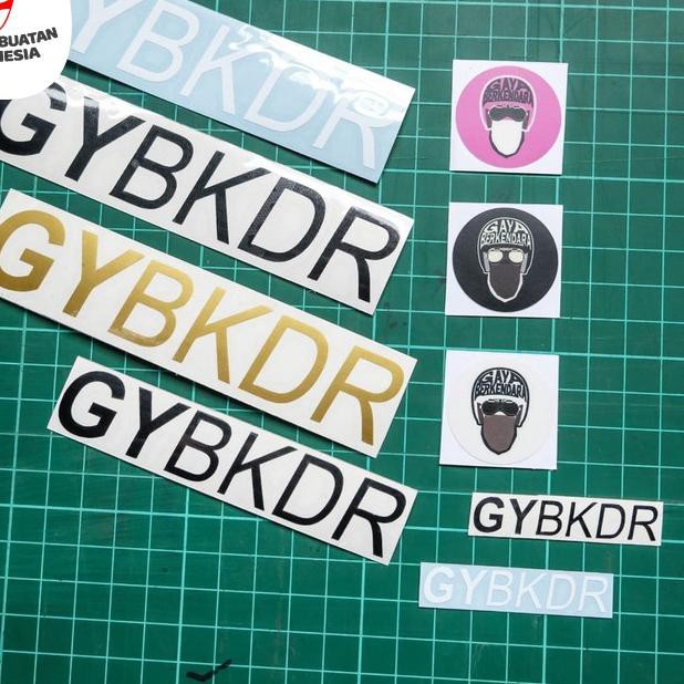 

HU Sticker Pack Gaya Berkendara - Hitam HU ✅