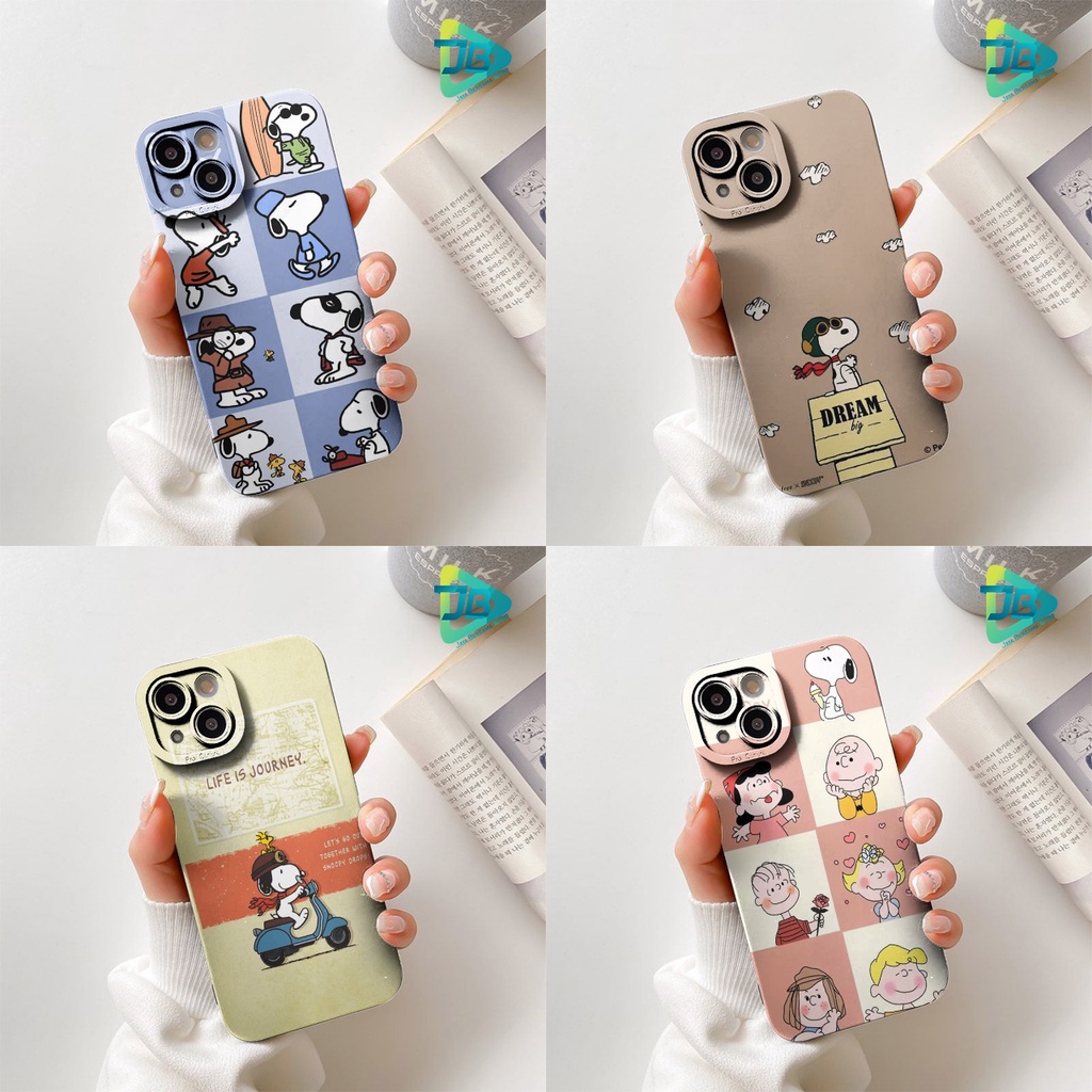 SOFTCASE PROCAMERA CUSTOM SNOOPY OPPO VIVO SAMSUNG REALME XIAOMI IPHONE INFINIX FOR ALL TYPE JB5727