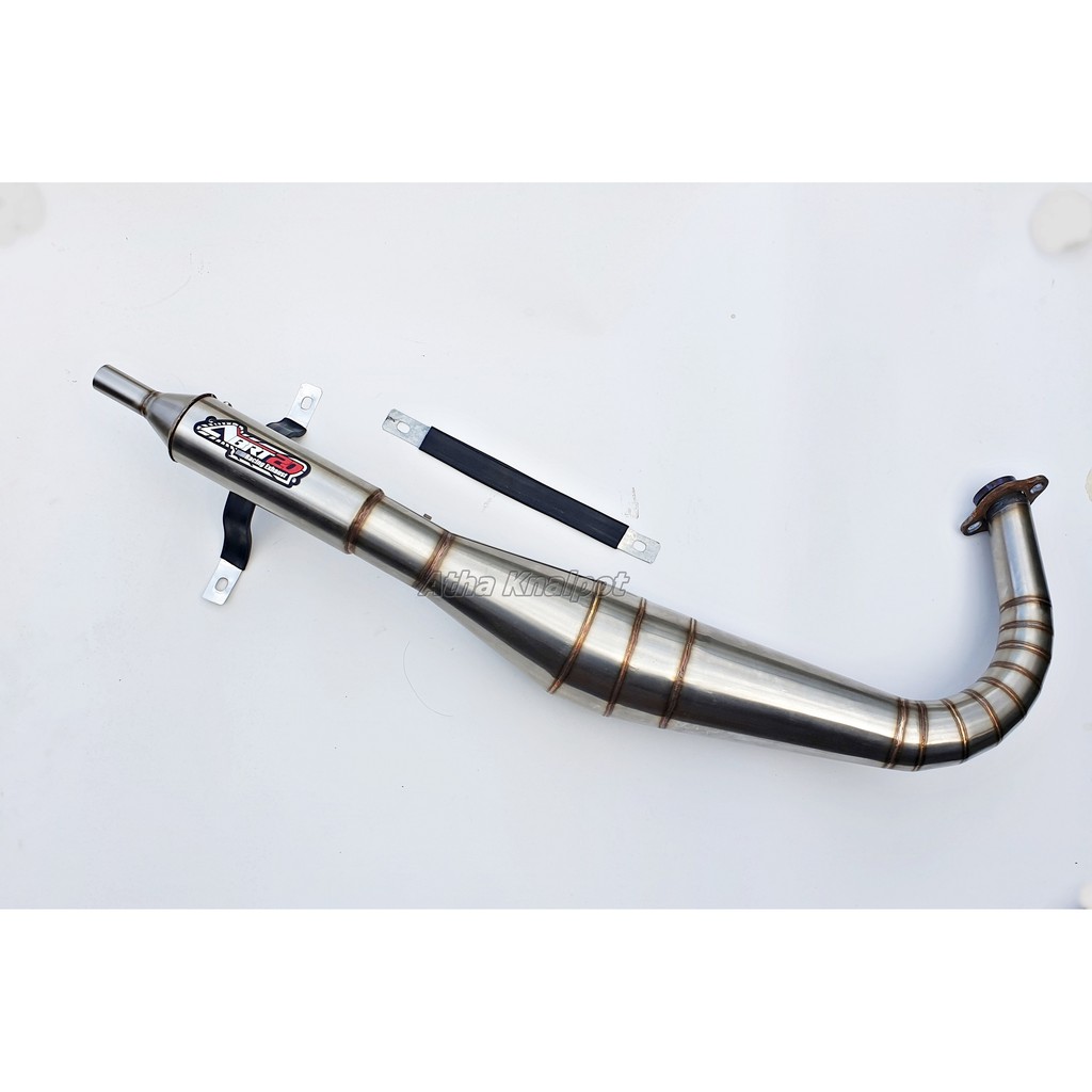 Knalpot ABRT 20 Rxking Kolong RX King Abrt20 3v3 Rxk Telo Rxs 2tak Stainless