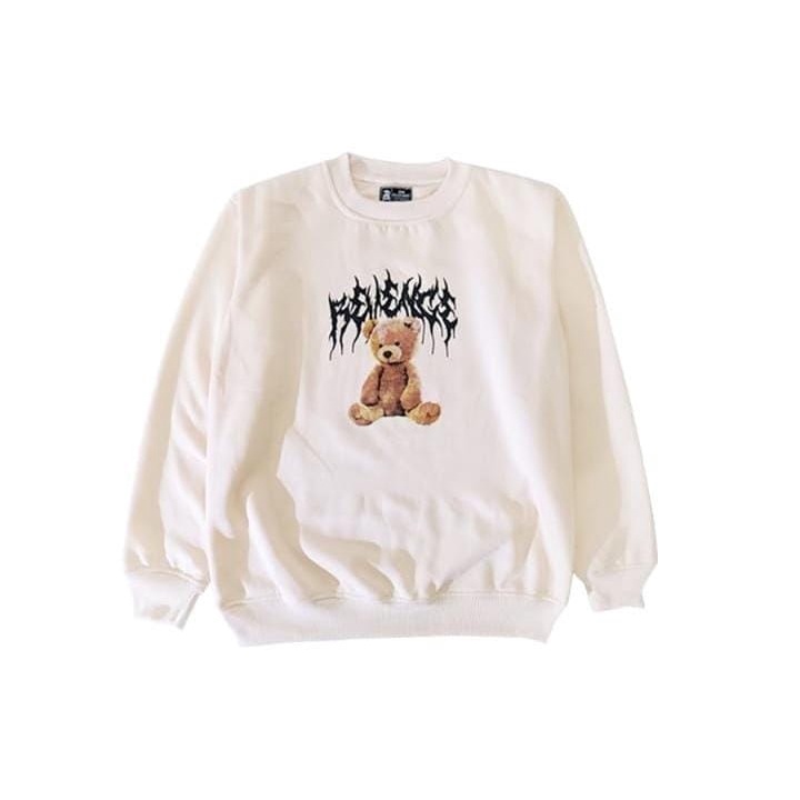 CREWNECK PRIA-CREWNECK HODIE MOTIP LOGO BEAR PULLPRINT ORIGINAL DISTRO UNTUK PRIA &amp; WANITA PULL SIZE S-XXL