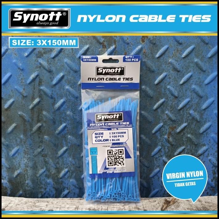 

Kabel Tis 150 Mm X 3 Mm Cable Ties Biru Isi 100Pcs