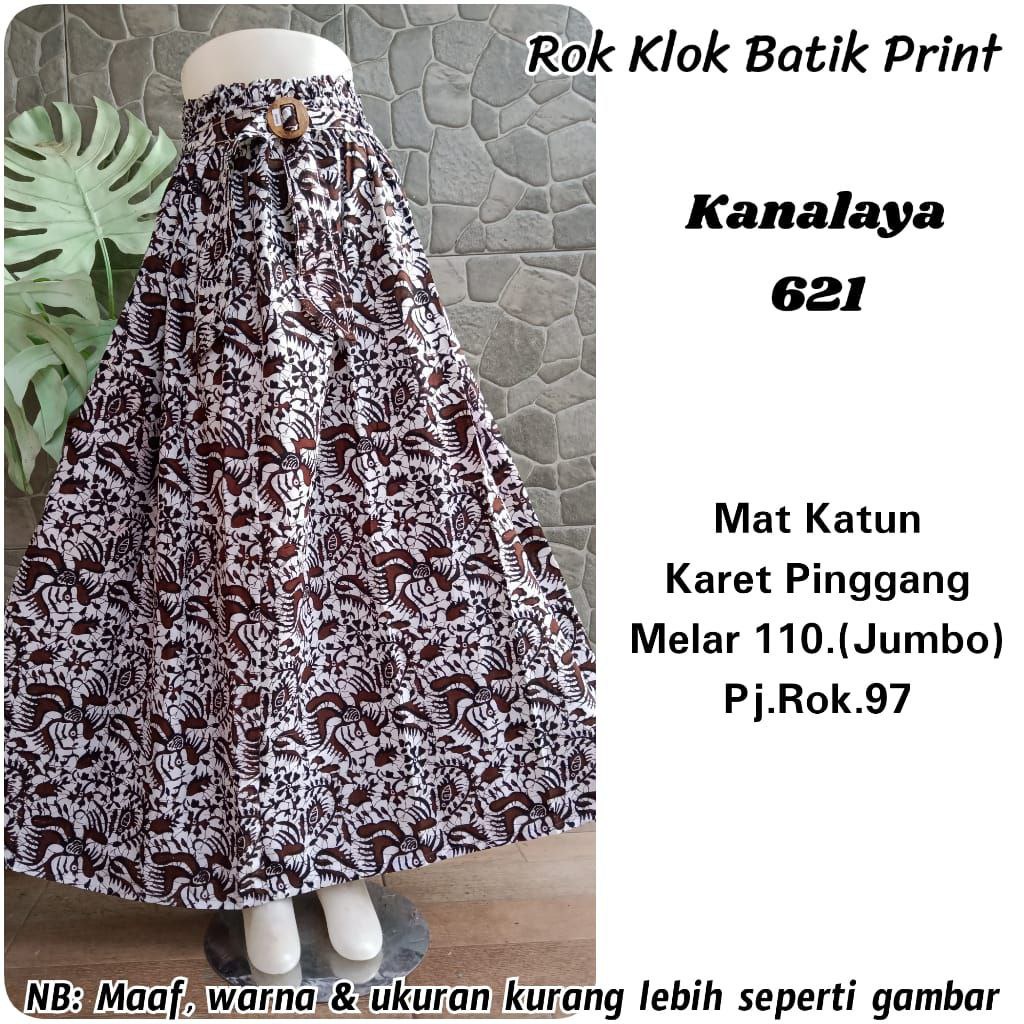 (Dijamin RealPict) Rok Batik original Pekalongan garansi harga termurah Rok Klok Modern By BellaQ-4