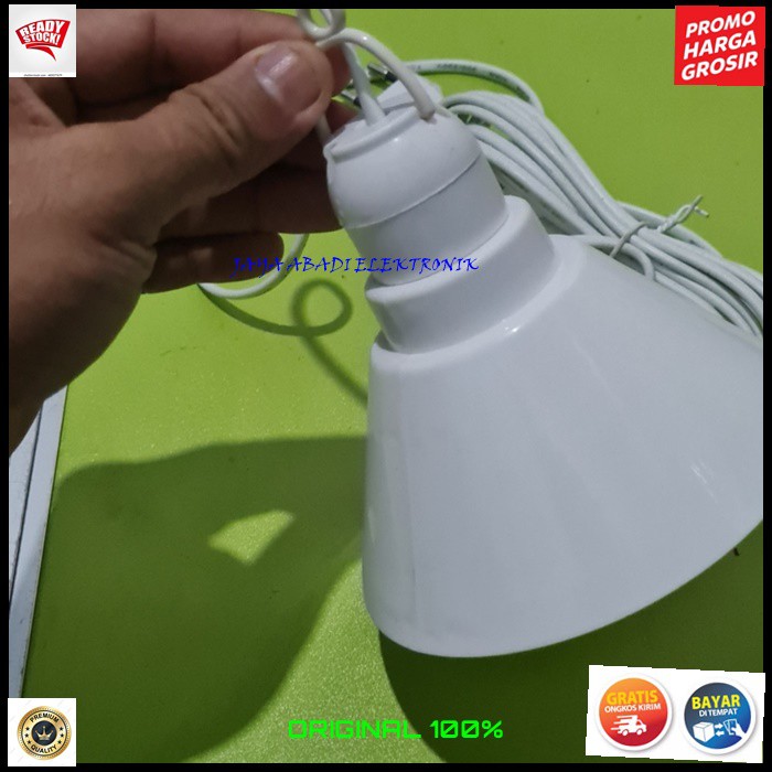 G562 SAMBUNGAN LAMPU 5 METER SAKLAR KAP EXTENSION FITING E27 COLOK COLOKAN LAMP LED BOHLAM TIDUR BELAJAR SLEEP BULB TES COLOKAN STOP KONTAK LISTRIK SETRUM FITTING  KEPITING BULD BOHLAM LED TES COLOKAN STOP KONTAK LISTRIK STRUM BULB LAMP TIDUR BELAJAR