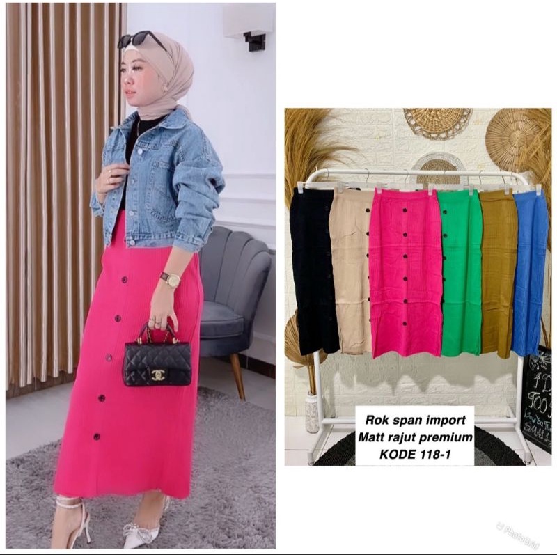 Rok rajut import bkk/rajut import