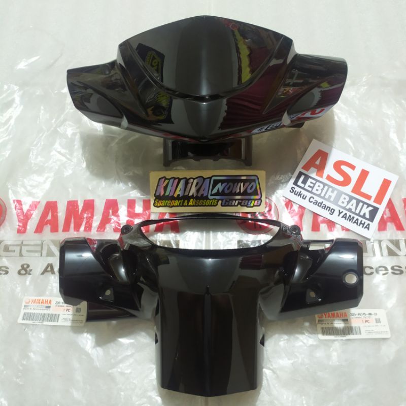 Batok depan belakang nouvo z hitam original batok nouvo z depan belakang hitam ori batok nouvo z ori