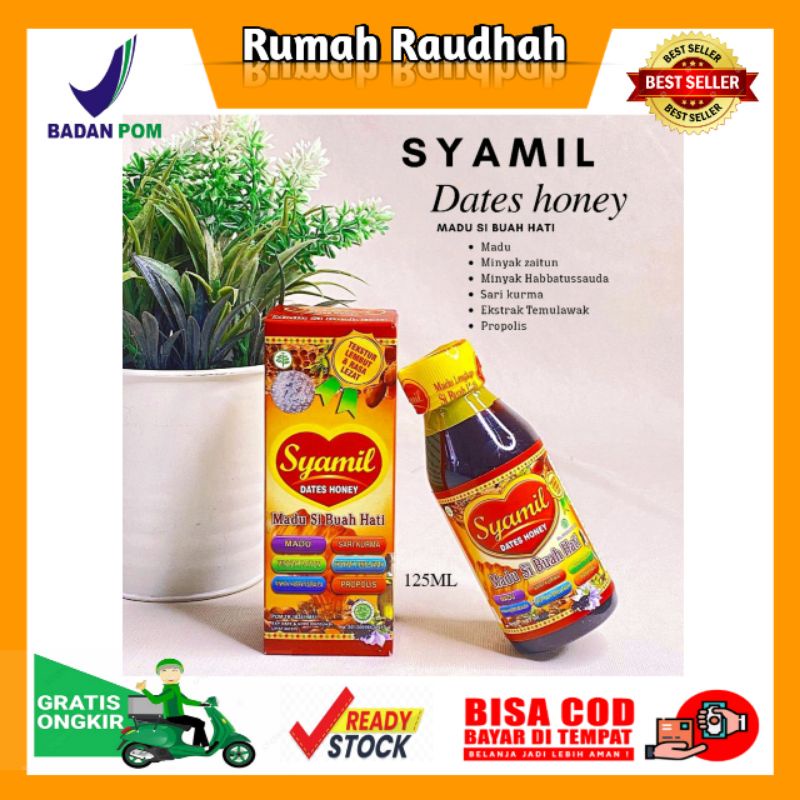 

MADU SYAMIL DATES HONEY - MADU SI BUAH HATI SYAMIL ANAK PINTAR ORIGINAL KEMASAN BARU 125 ML