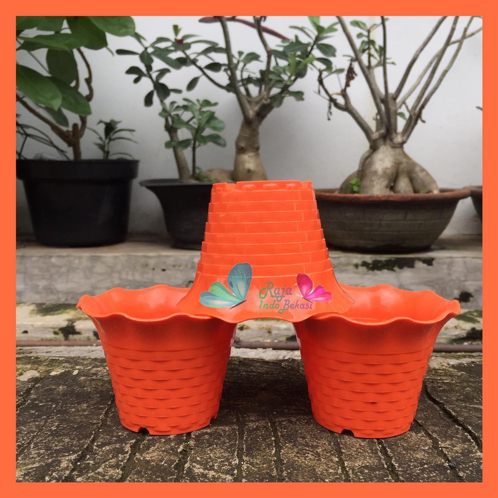 Pot Sun Flower Mdn 10 Cm Motif Bata Pot Bunga Sunflower Warna Warni - Pot Kaktus cactus Mini Lucu