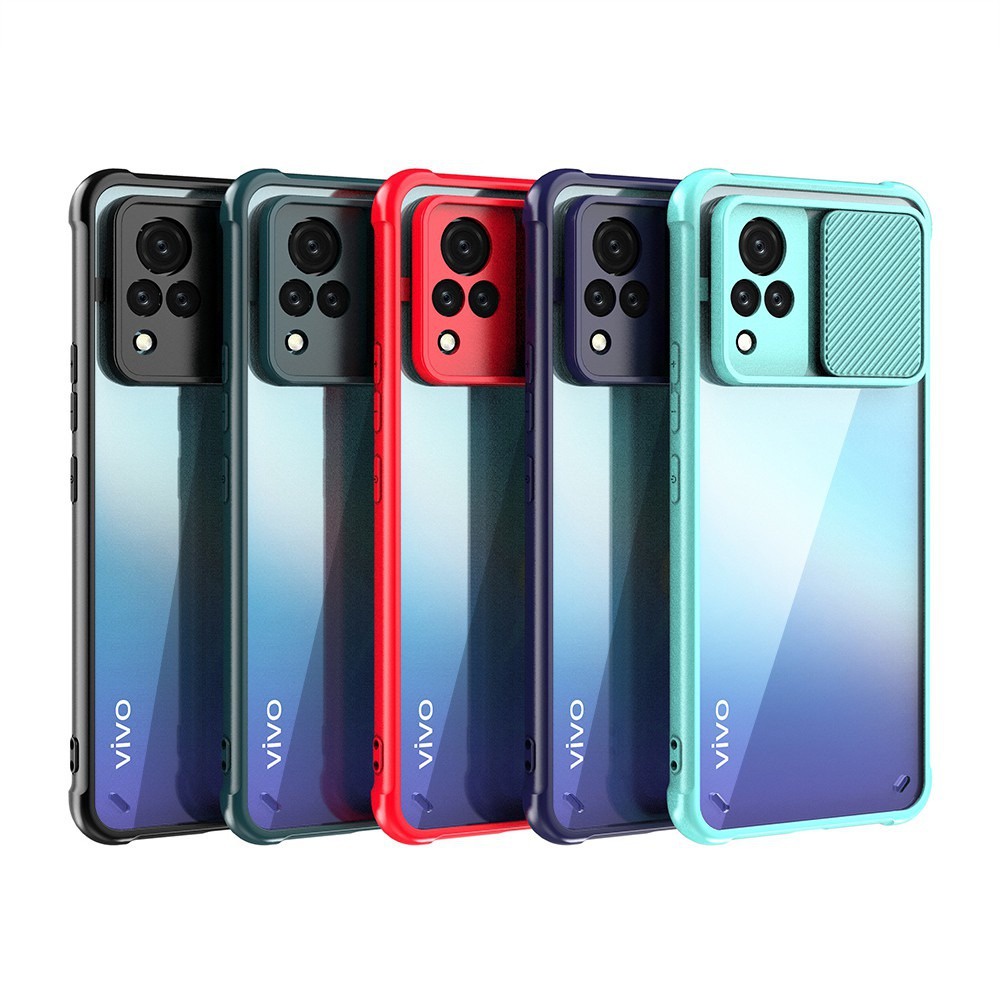 NEW Vivo V20 Y20 Y17 Y15 Y12 Y20S Y12S Y12i SE Case Sliding Camera Fuze Penutup Kamera Akrilik