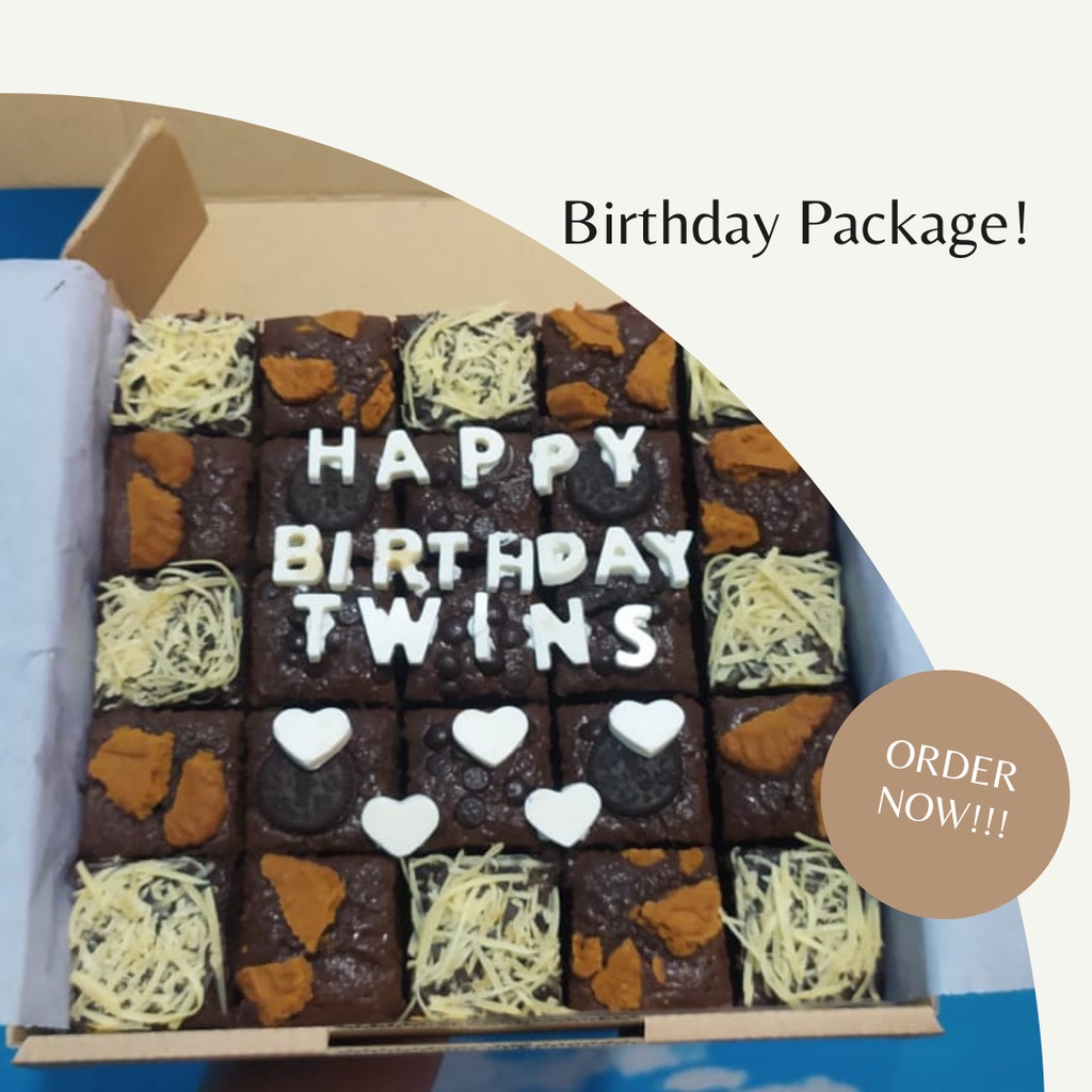

Bitter Sweet Brownies Fudgy Dark Coklat Sekat