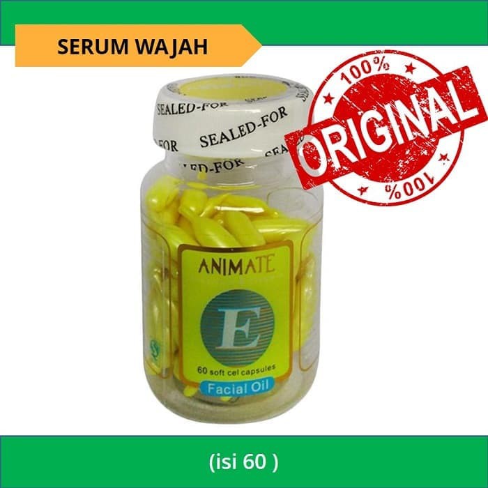 Serum Animate Wajah Animate Serum Vitamin Animate Vitamin E Isi 60