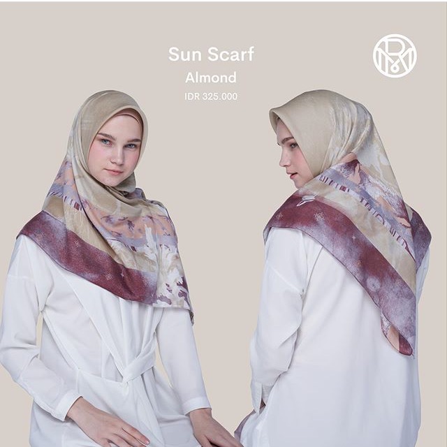 Sun scarf Almond Ria Miranda Utopia