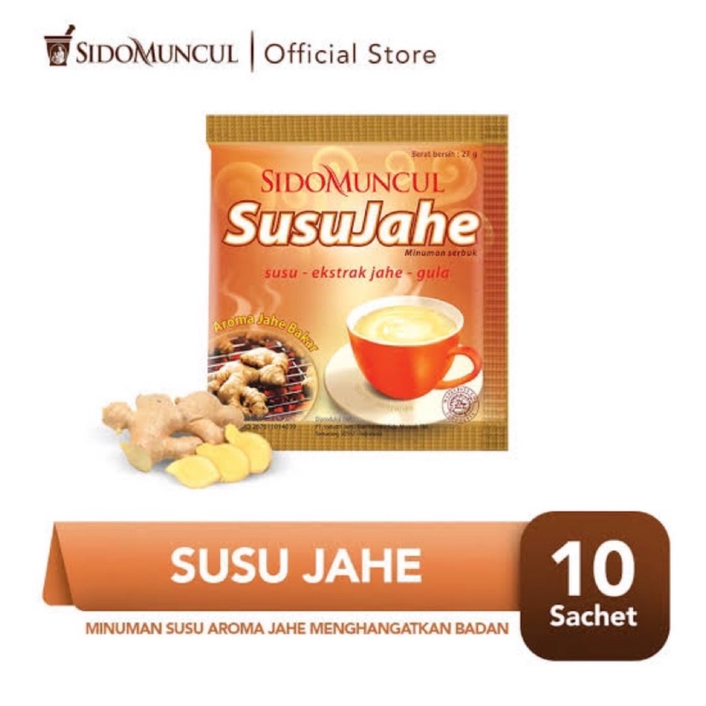 

Sidomuncul | Sido Muncul Susu Jahe Original | Coklat Swiss | Kopi Jahe - 10 sachets / Renceng