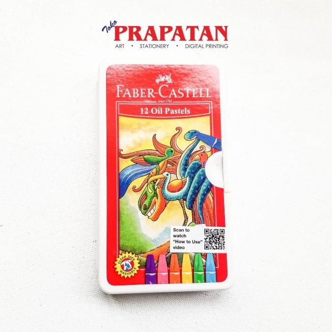 

Faber Castell 12 Oil Pastels / Hexagonal Crayon