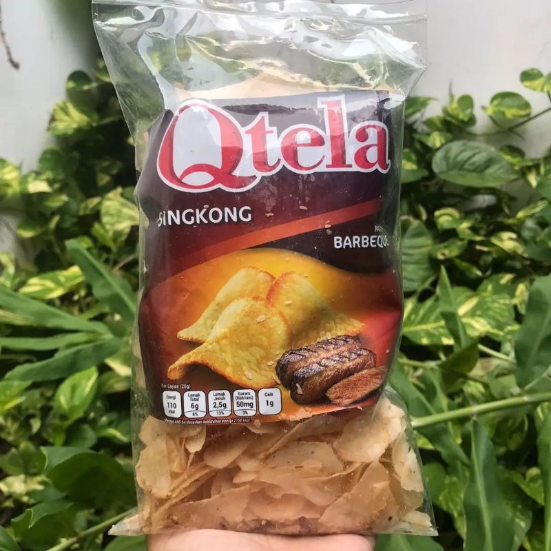 

Qtela Keripik Singkong Barbeque Snack Repack/Snack Kiloan/cemilan