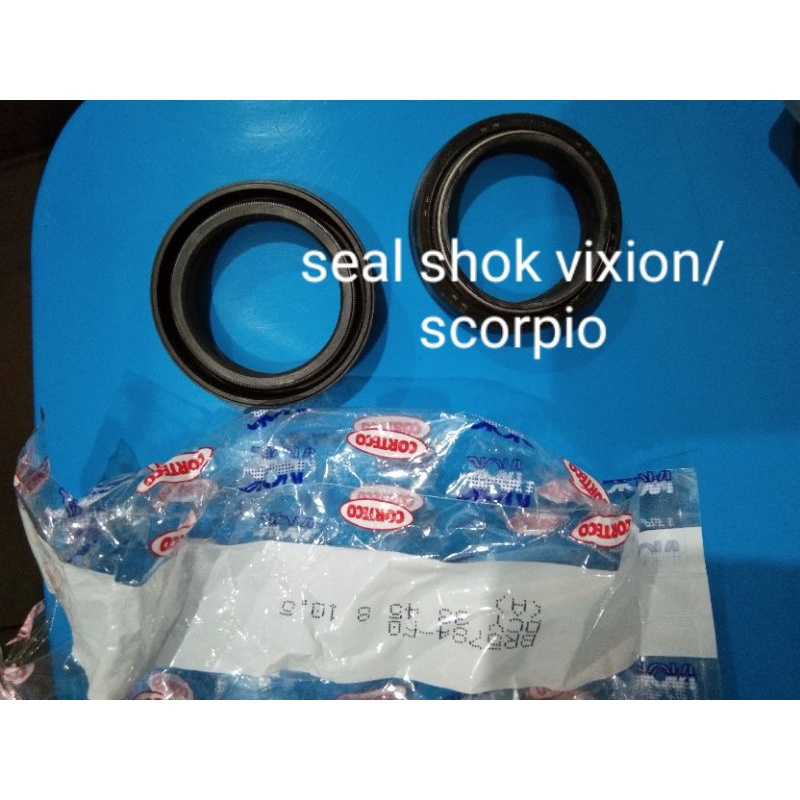 Seal sil shock depan vixion scorpio Nok dobel per set isi 2pc