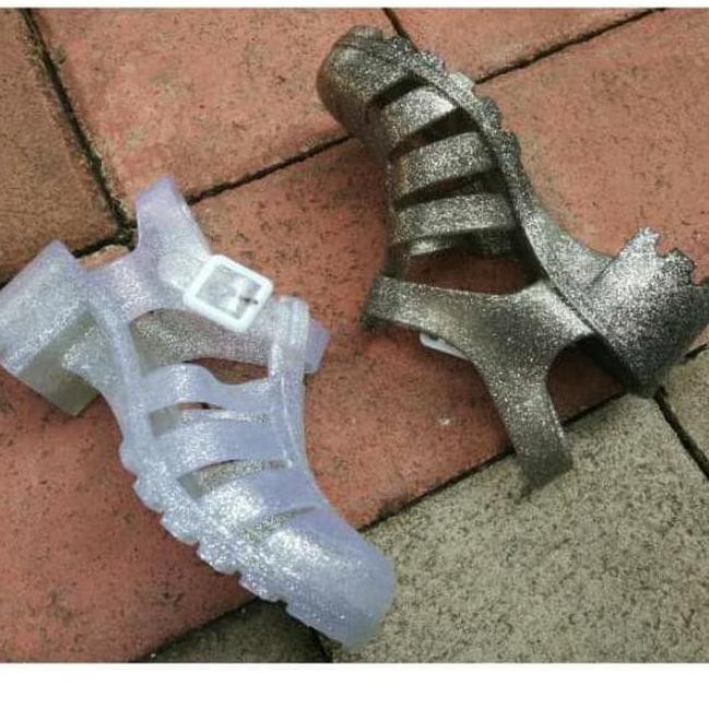 ✻ FASHION Jelly shoes wedges bara bara Sepatu wanita import hx002g ✱