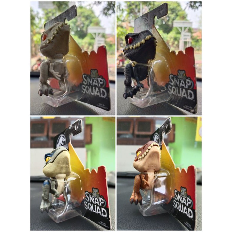 Jurassic World Snap Squad miniatur dinosaurus Wave 1 - 6