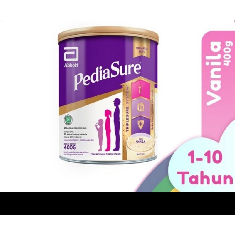 pediasure susu classic milky 400gr bebelove bebelac 800gram