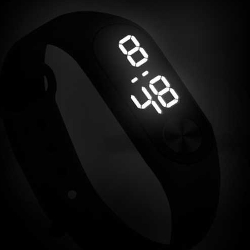 Smartfish Jam LED Digital Anak-anak Baru Gelang  LED Digital Display Water Resistant