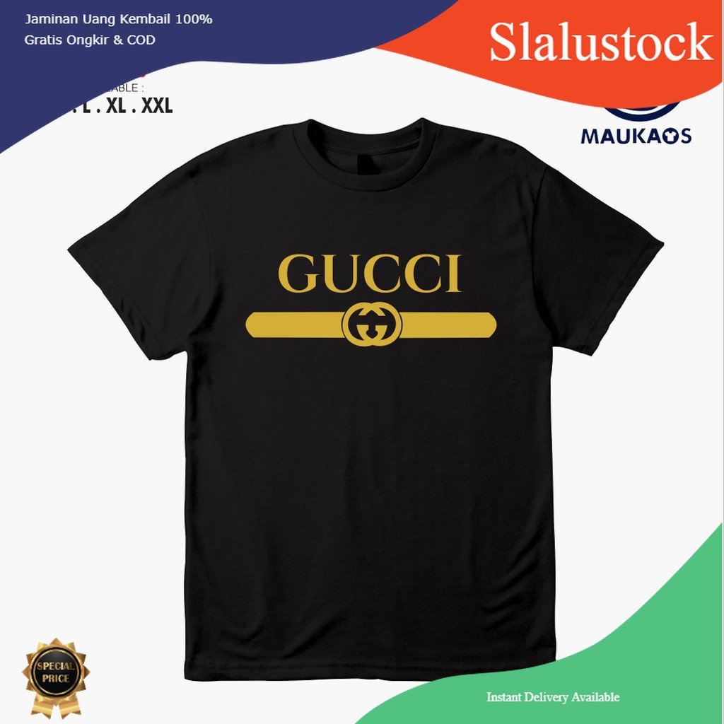 Slalustock Kaos Baju Gucci Kaos Distro