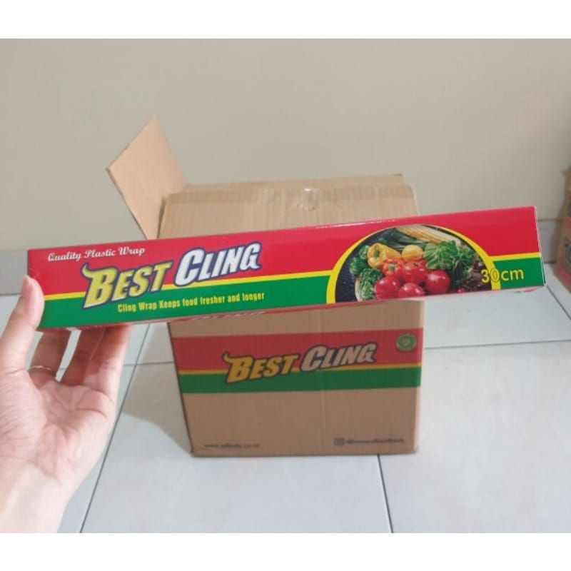 Best cling plastic wrap plastik wrapping 30cm x 30meter / plastik makanan / food