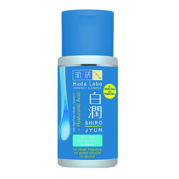 Hada Labo Shirojyun Ultimate Whitening Lotion biru 100ml