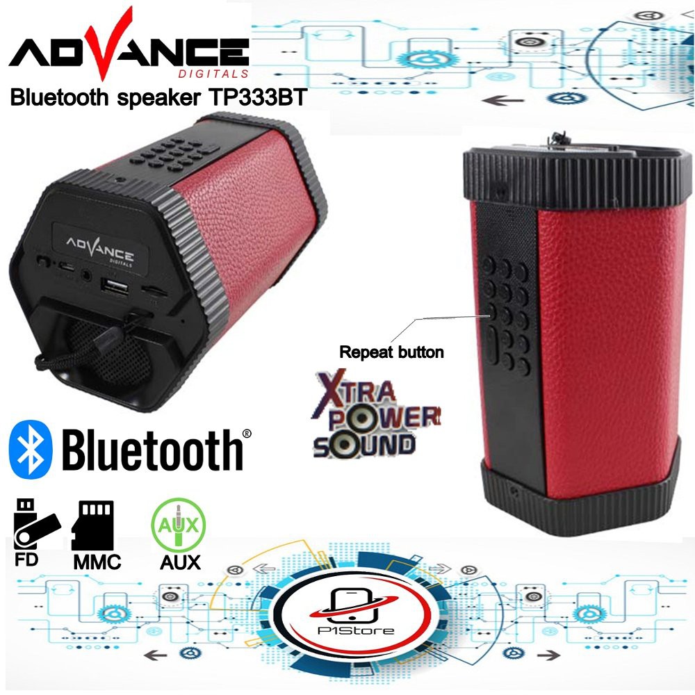 Speaker Portable Advance TP333BT Bluetooth Radio USB TF RMS 5W