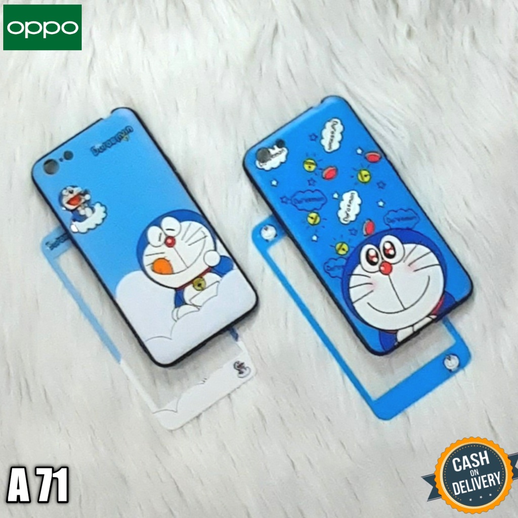 Case Hp Oppo A71 Fuze Disney Case + Tempered Glass