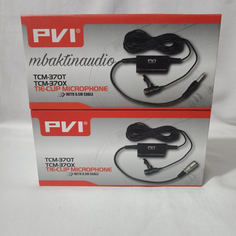 Mic Jepit Capit Condenser PVI TCM-370T TCM-370X Clip On Kondensor Microphone