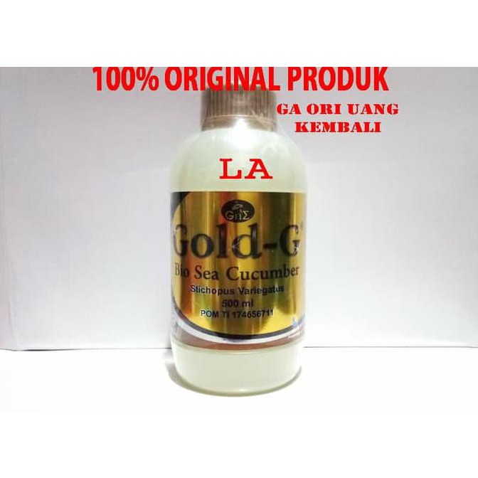 Jelly Gamat Gold G 500 ml / Jelly Gamat GoldG / Gold-G ORIGINAL