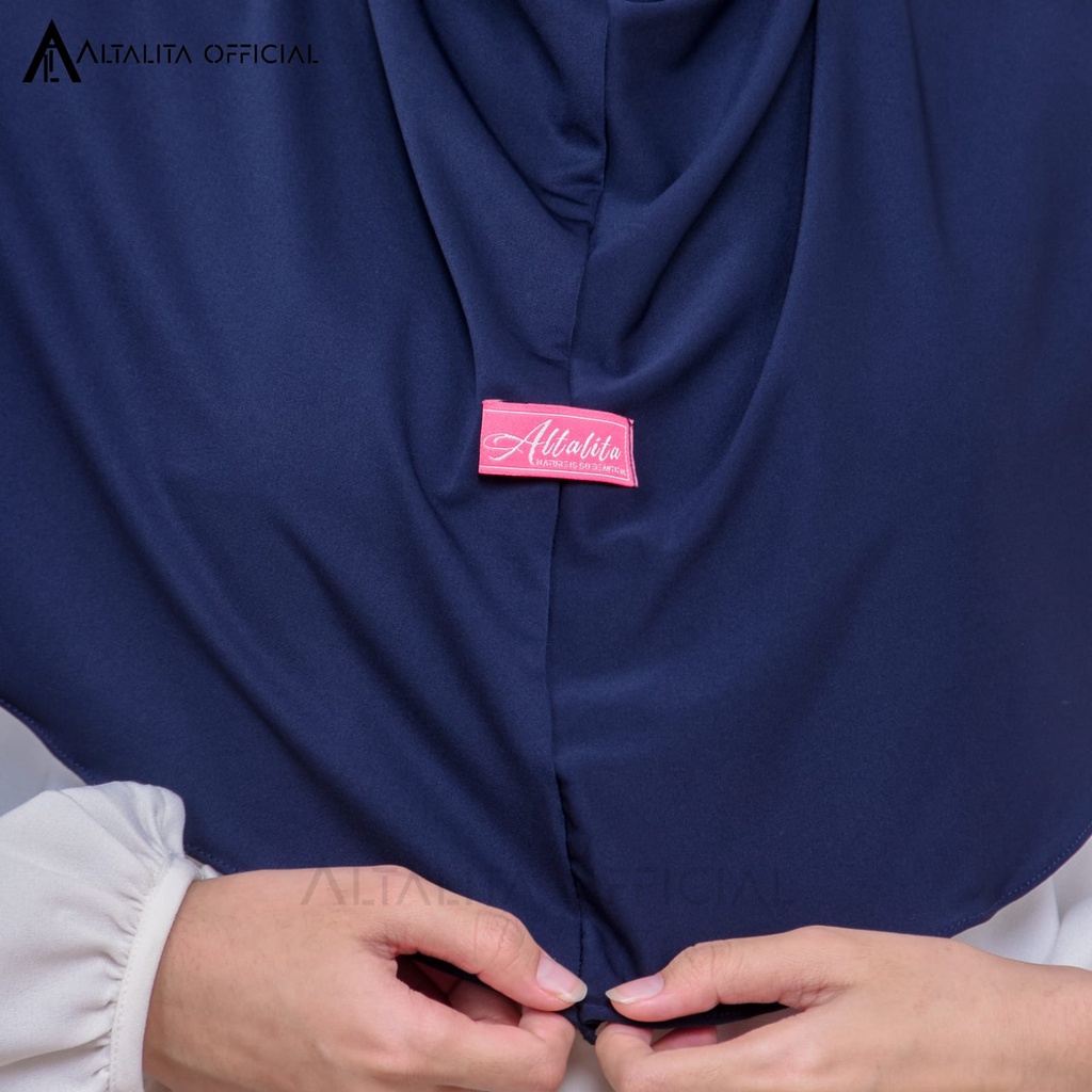 Altalita - Kerudung Instan Hamidah Jersey Menutupi Dada Untuk Sekolah Olahraga Sehari-hari