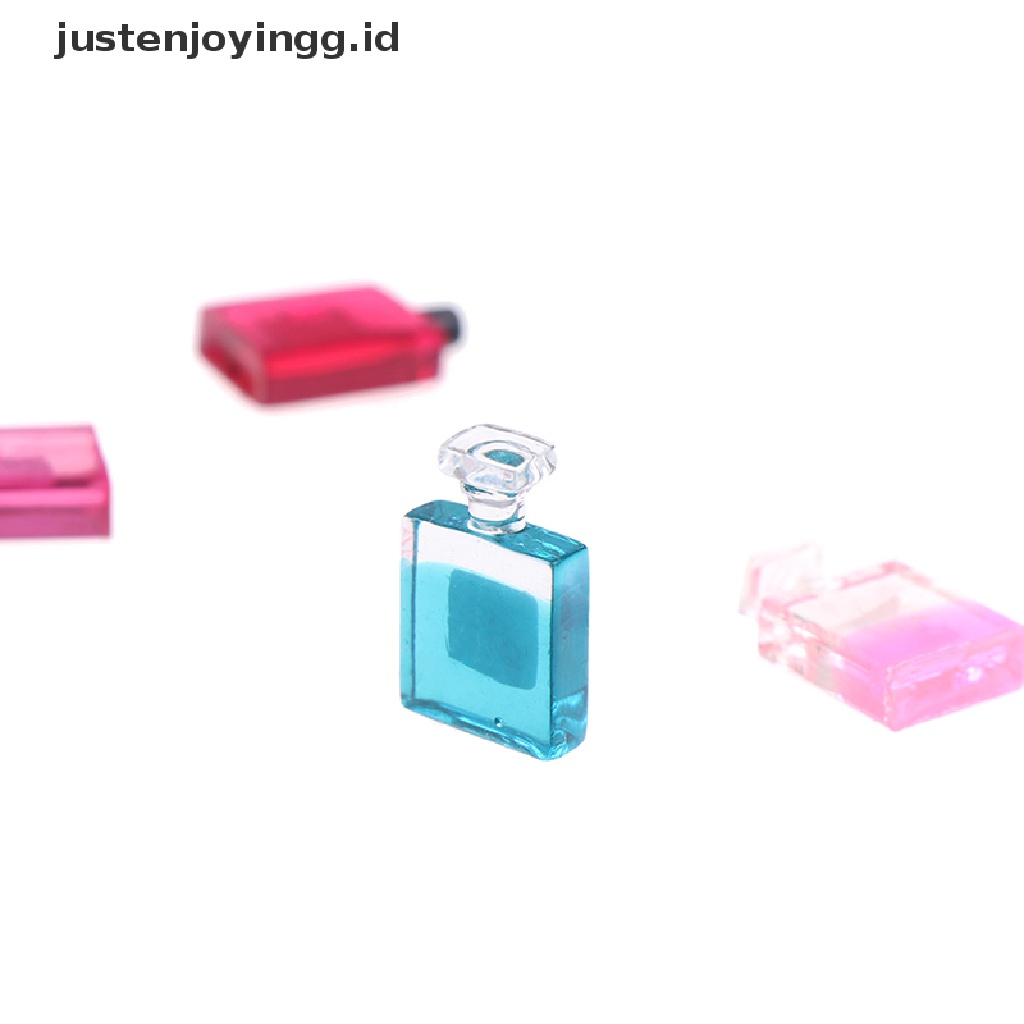 Justenjoyingg.id 6pcs Miniatur Botol Parfum Dekorasi Rumah Boneka 1: 12
