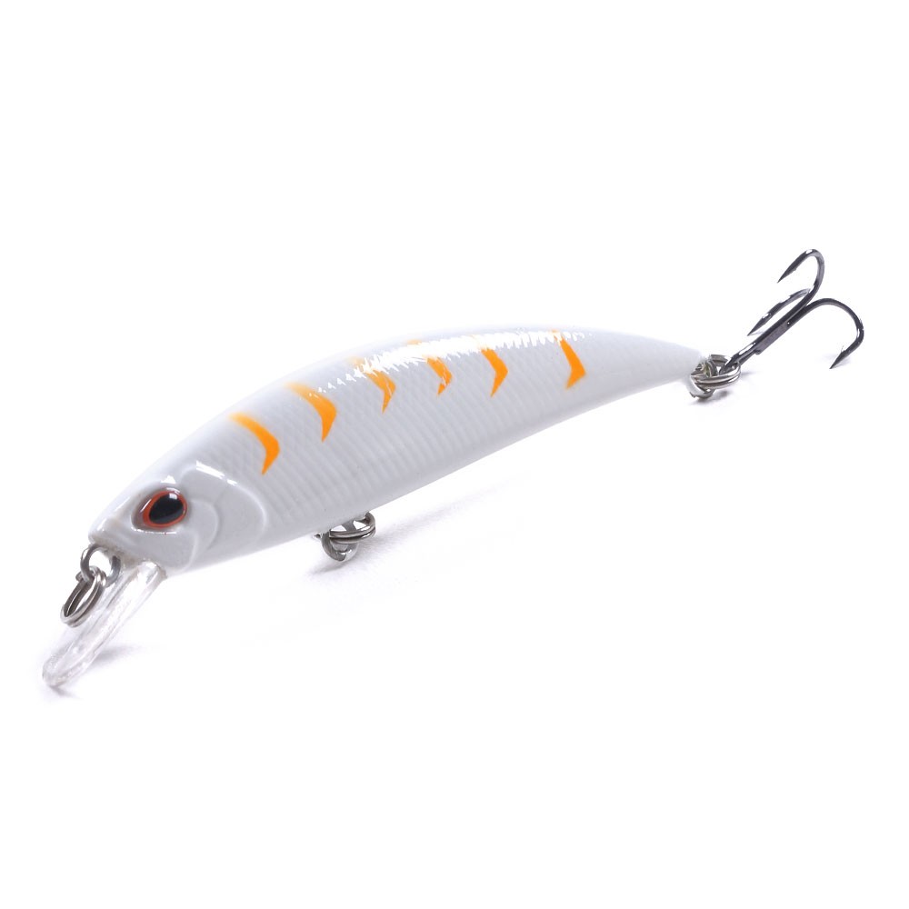 HENGJIA 1Pcs New Minnow Umpan Pancing 8cm/9g Swimbait Fishing Lure Ikan Fish Bass Bait Wobber Tackle