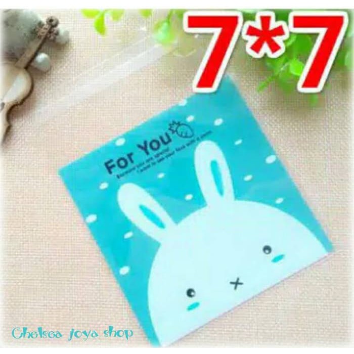 

Plastik bungkus kue- cookies- permen- roti- asesoris- fancy/7x7cm